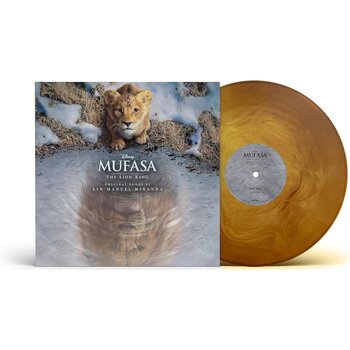 Various, Lin-Manuel Miranda – Mufasa: The Lion King LP (2024, Yellow/Brown Galaxy Translucent Vinyl,  Walt Disney Records)
