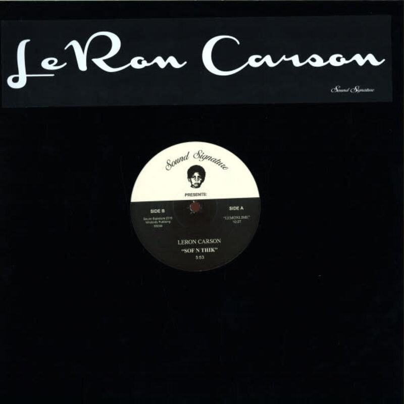 Leron Carson – Lemonlime 12" (2016, Sound Signature)