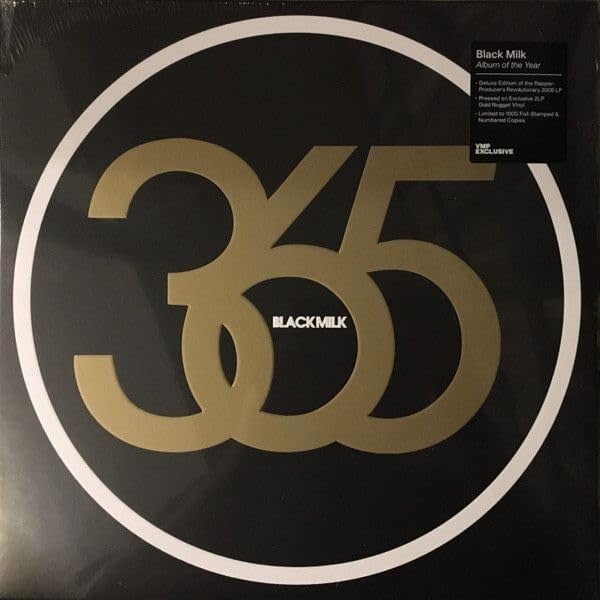 Black Milk – Album Of The Year 2LP (2023 Reissue, Gold Nugget Vinyl, Vinyl Me, Please. Exclusive Pressing)