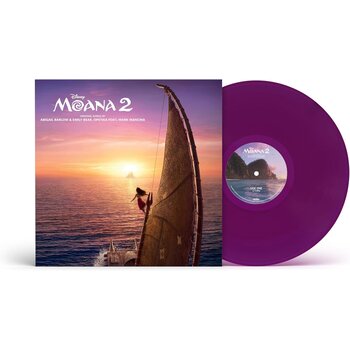 Abigail Barlow & Emily Bear, Opetaia Foa'i, Mark Mancina – Moana 2 LP (2025, Vibrant Violet Vinyl, Walt Disney Records)