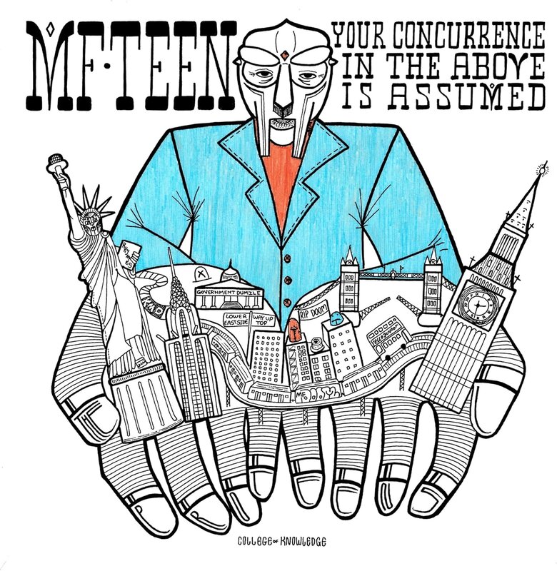 The Pro-Teens – MF TEEN: Your Concurrence In The Above Is Assumed LP (2025, Orange Opaque Vinyl, College Of Knowledge Records)