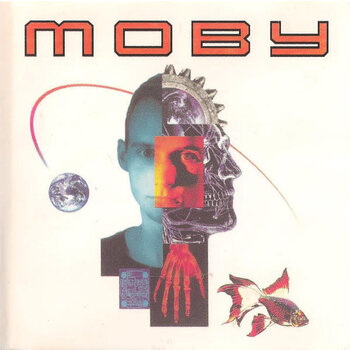 Moby - Moby LP (2022 Reissue), Limited 5500, Numbered, Black, White & Blue Marble