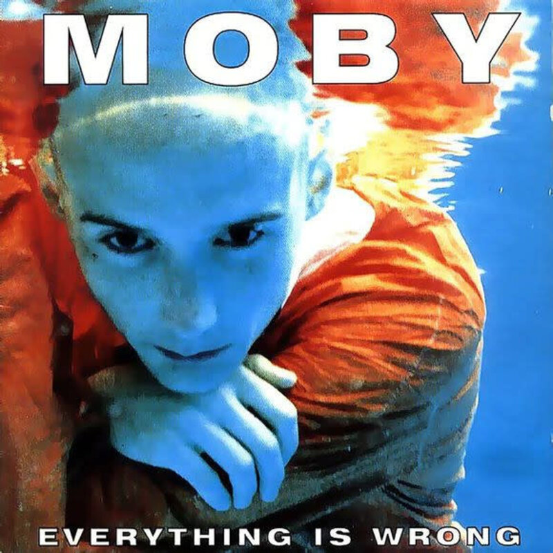 Moby - Everything is Wrong LP (2022 Reissue), Limited 6600, Numbered, Blue Vinyl