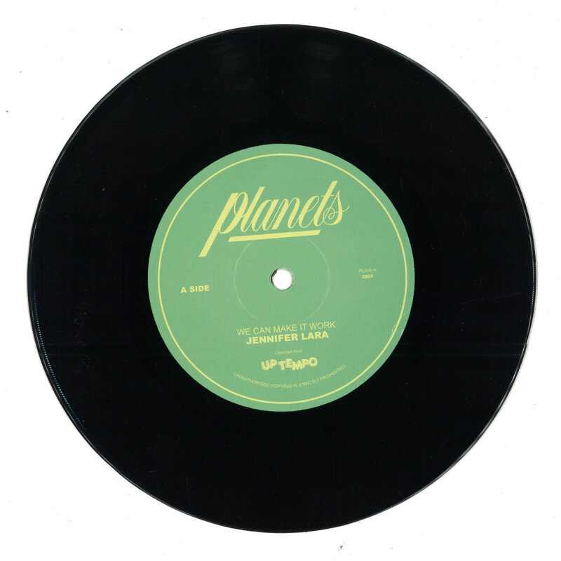 Jennifer Lara – We Can Make It Work 7" (2025 Reissue, Planets)