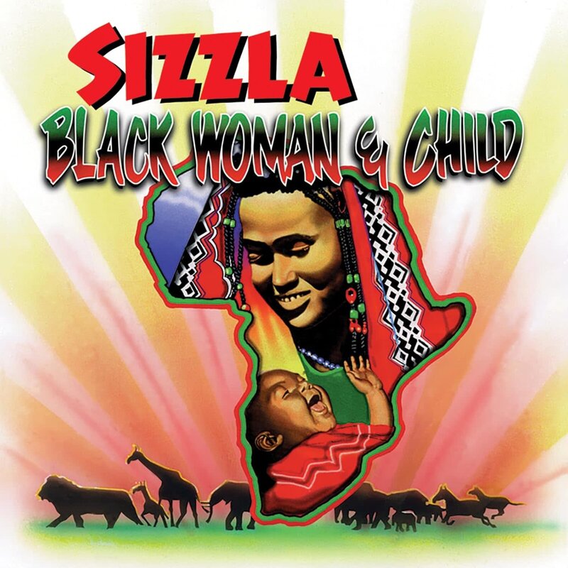 Sizzla – Black Woman And Child LP (2024 Reissue, Green Vinyl, VP Records)