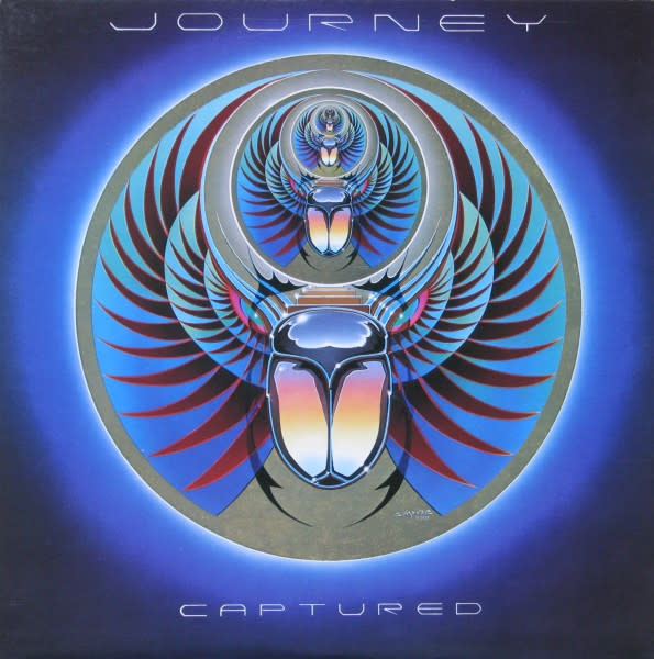 (VINTAGE) Journey - Captured 2LP+ POSTER [VG] (1981,Canada)