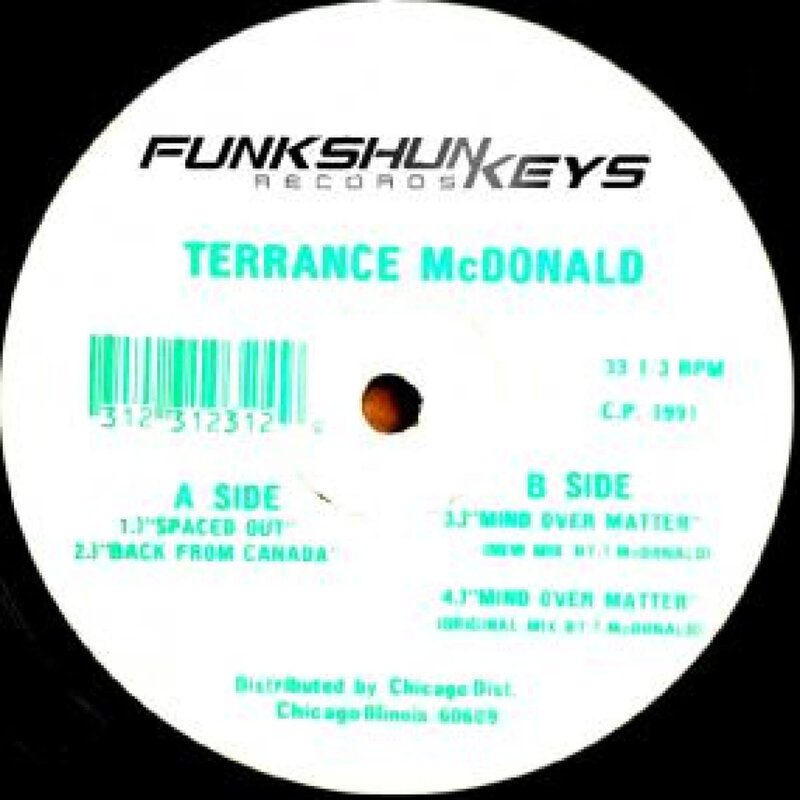 Terrance McDonald – Mind Over Matter 12" (2025 Reissue, Funkshun Keys Records