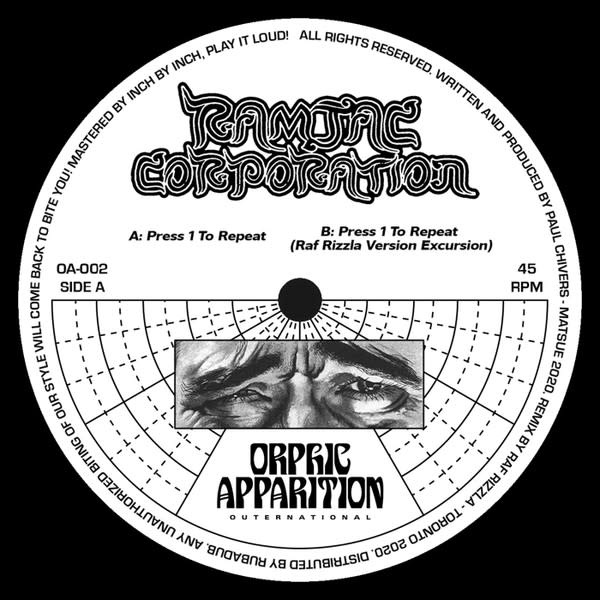 Ramjac Corporation – Press 1 To Repeat 12" (2023, Orphic Apparition)