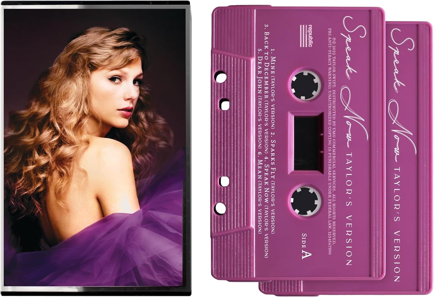 Taylor Swift – Speak Now (Taylor's Version) 2xCassette (2023, Republic Records)