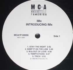 (VINTAGE) IMx - Introducing IMx 12" [Cover,Disc:VG+]