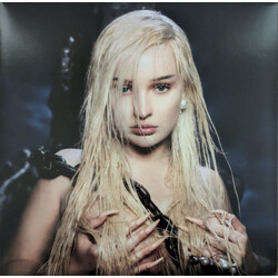 (VINTAGE) Kim Petras - Feed The Beast LP [Cover:VG,Disc:VG+](2023,US), White Vinyl+ 4 Posters