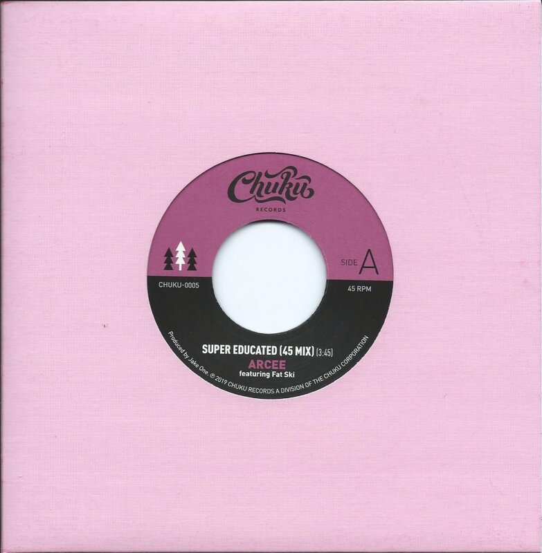 Arcee featuring Fat Ski - Super Educated (45 Mix) 7"