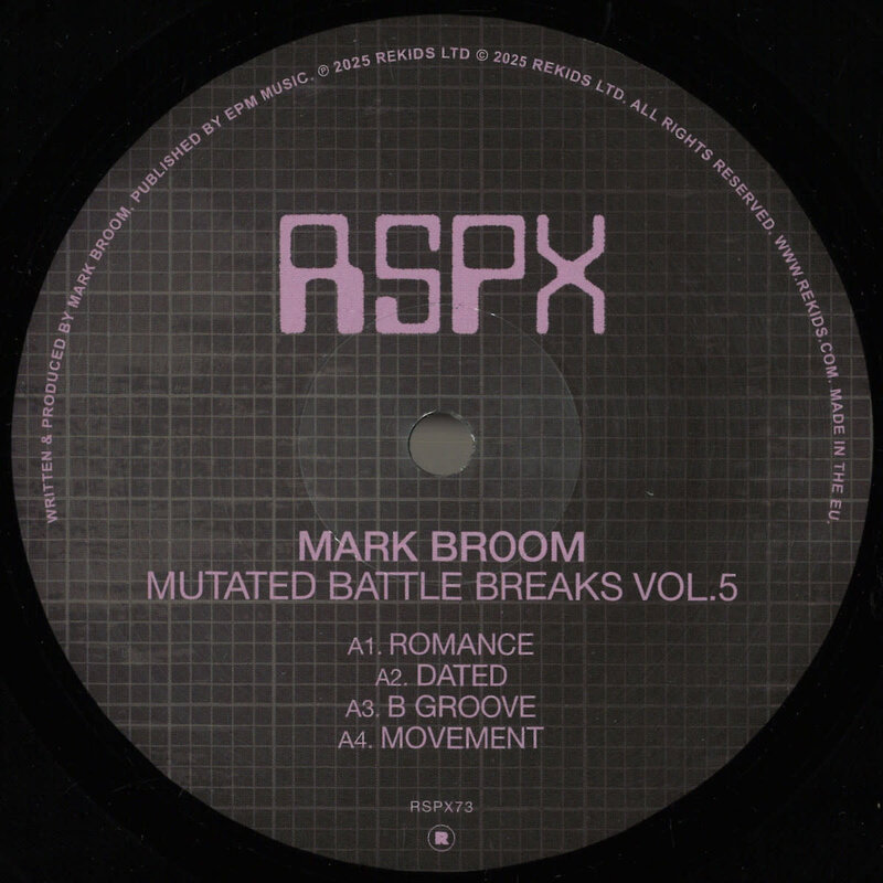 Mark Broom – Mutated Battle Breaks Vol.5 12" (2024, Rekids Special Projects)