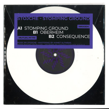 Stojche – Stomping Ground 10" (2025, White Vinyl, Mutual Rytm)