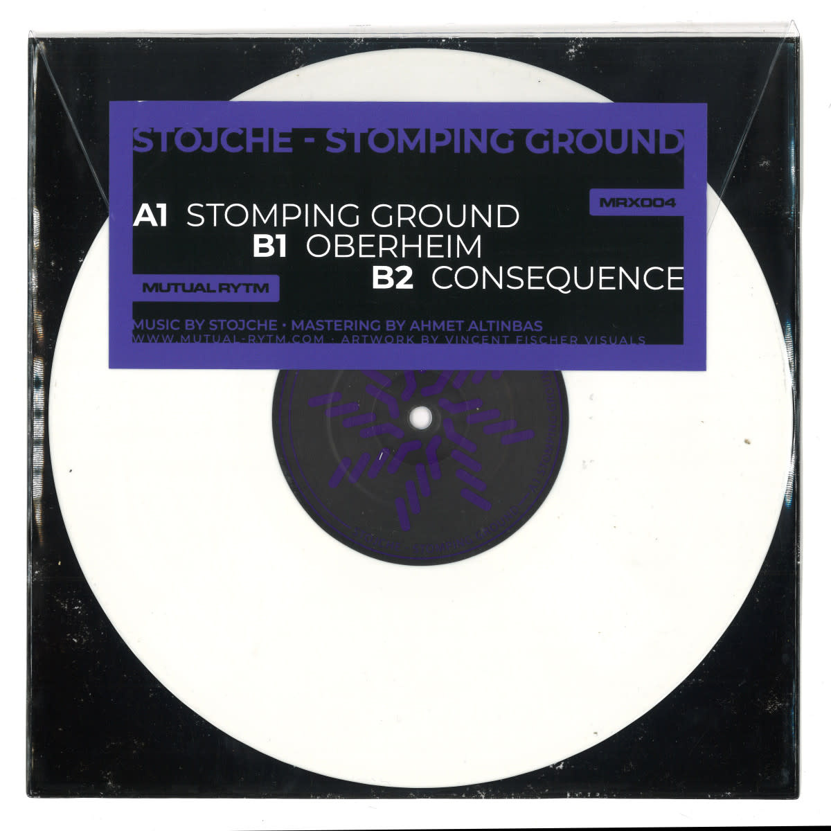 Stojche – Stomping Ground 10" (2025, White Vinyl, Mutual Rytm)