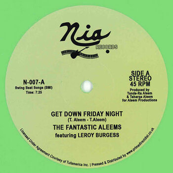 The Fantastic Aleems - Get Down Friday Night [RSD2023April] 12" (NIA Records)