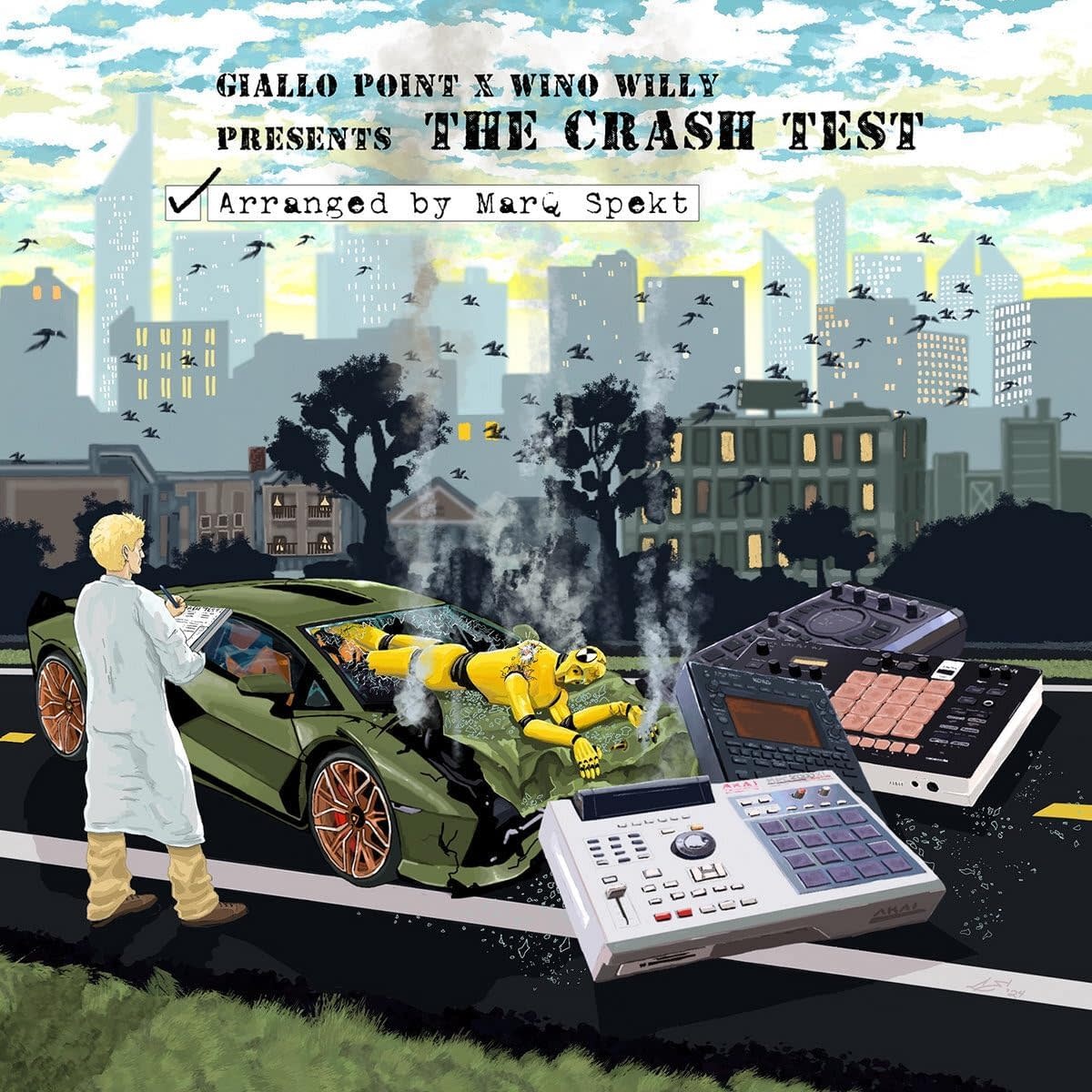 Giallo Point x Wino Willy – The Crash Test LP (2025, Grilchy Party)