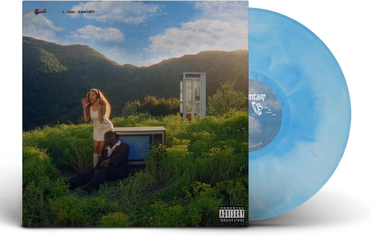 BLK Odyssy - 1-800 Fantasy LP (2025, Blue Galaxy Coloured Vinyl, Earthchild)