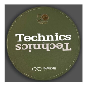 DR. SUZUKI x TECHNICS 50th Anniversary SL-1200M7L LIMITED EDITION SLIPMATS [GREEN] PAIR