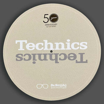 DR. SUZUKI x TECHNICS 50th Anniversary SL-1200M7L LIMITED EDITION SLIPMATS [BEIGE] PAIR