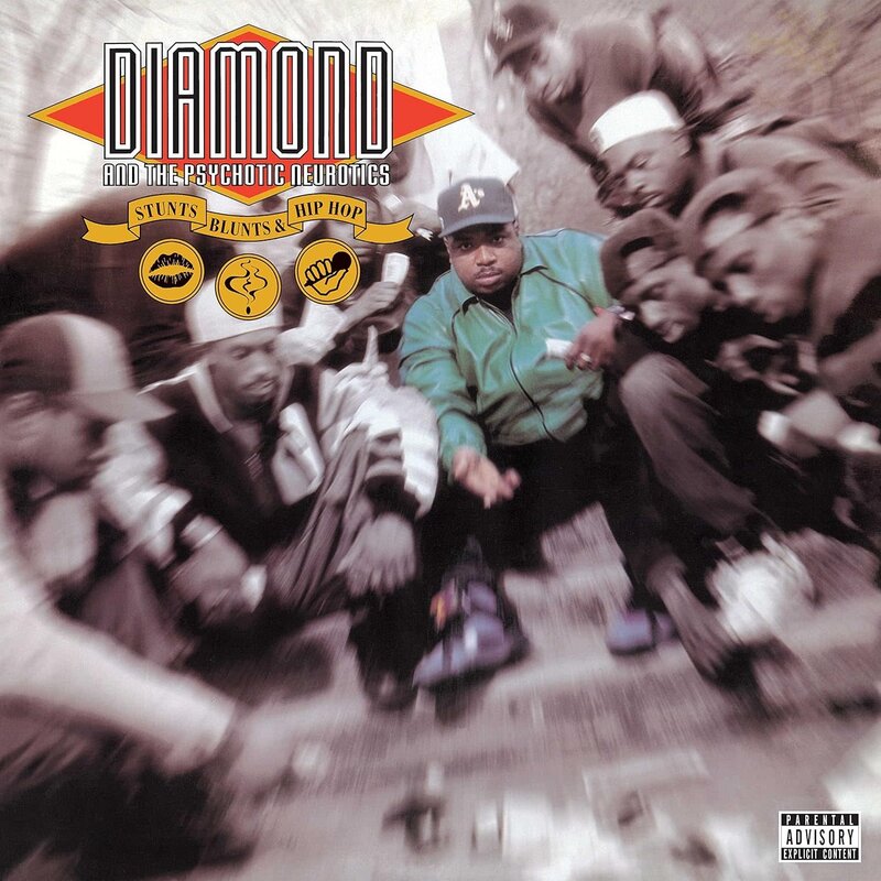 Diamond And The Psychotic Neurotics ‎– Stunts, Blunts, & Hip Hop 2LP (2018 Reissue, Urban Legends Series)