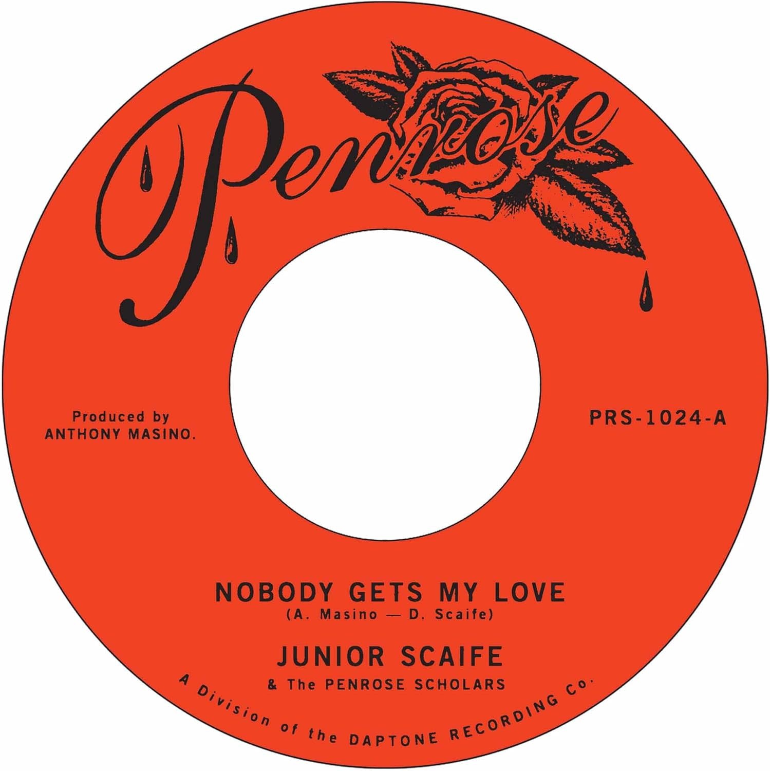 Junior Scaife & The Penrose Scholars – Nobody Gets My Love 7" (2025, Penrose)