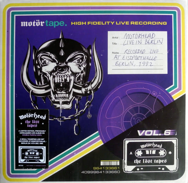 Motörhead - The Lost Tapes, Vol. 6 (Live in Berlin 1992) 2LP [RSD2025], Purple