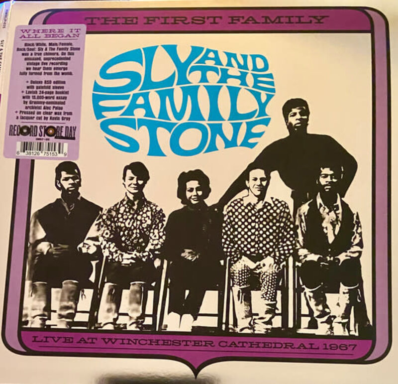 Sly & The Family Stone - The First Family LP [RSD2025], Limited 3250, Clear Vinyl