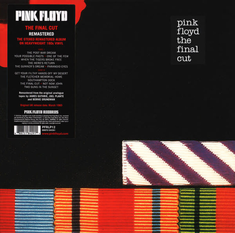 Pink Floyd - The Final Cut LP (2017 Reissue), 180g