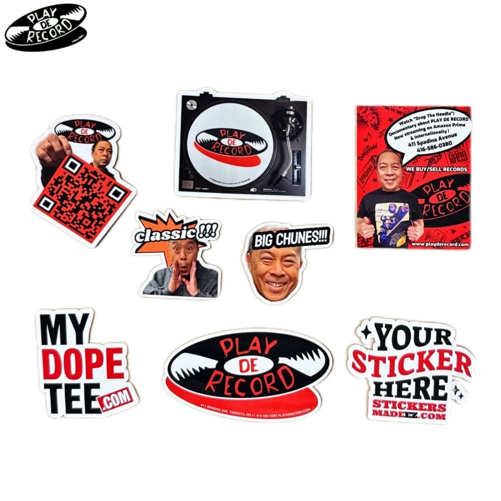 (STICKER PACK) Play De Record "Eugene" (8 pieces)