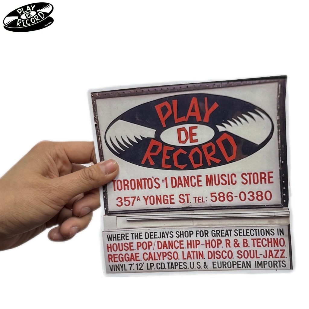 (STICKER) Play De Record "357A Yonge St. Store Sign" [LARGE 6"]