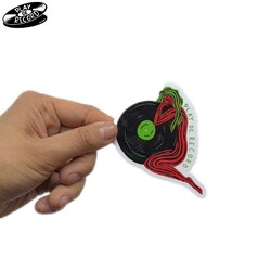 (STICKER) Play De Record "A Lady Tribe Called Play De" [SMALL 2"]