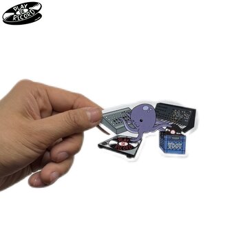 (STICKER) Play De Record "T Dot Octopus w/ Synth " [SMALL 2"]