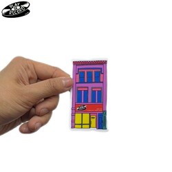 (STICKER) Play De Record "Cartoon Chinatown Store Front" [SMALL 2"]