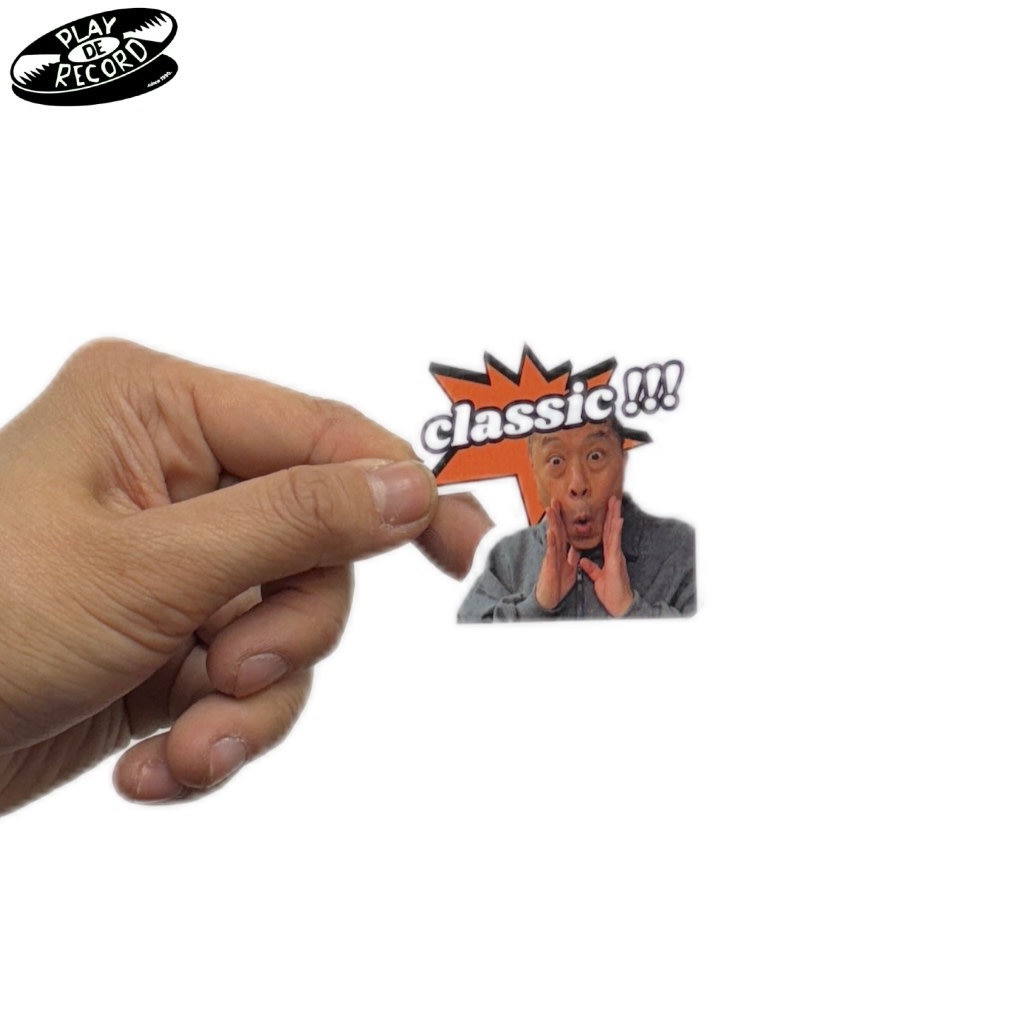 (STICKER) Play De Record "Eugene Classic" [SMALL 2"]