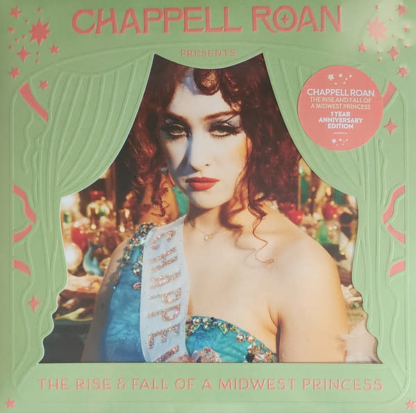 Chappell Roan - The Rise & Fall Of A Midwest Princess 2LP (2024 Reissue), Peach Vinyl, 1 Year Anniversary