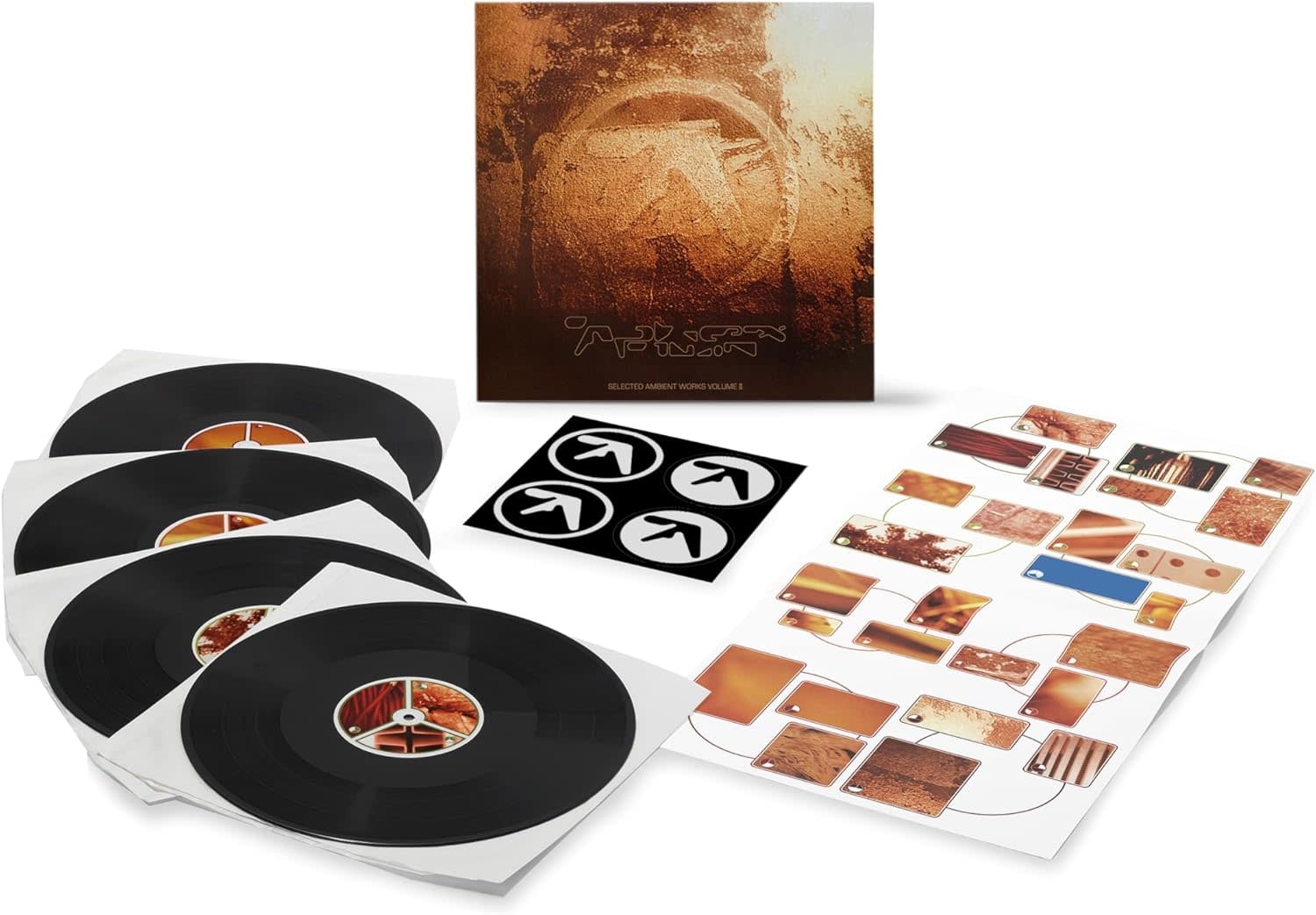 Aphex Twin – Selected Ambient Works Volume II 4LP (2024 Reissue, Warp Records)