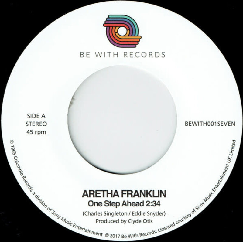 Aretha Franklin – One Step Ahead 7" (2025 Repress, Be With Records)