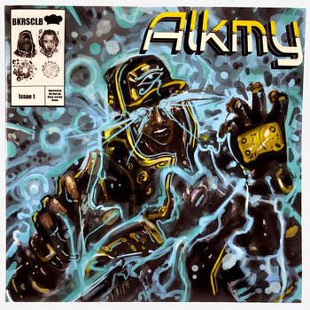 Raz Fresco & ALS - ALKMY 2LP (2023), Electric Blue w/ Black & Blue Splatter
