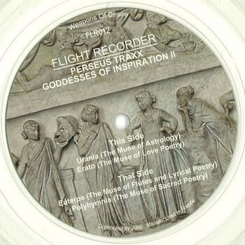 Perseus Traxx - Goddesses Of Inspiration II 12" (2015 Flight Recorder), Clear Vinyl