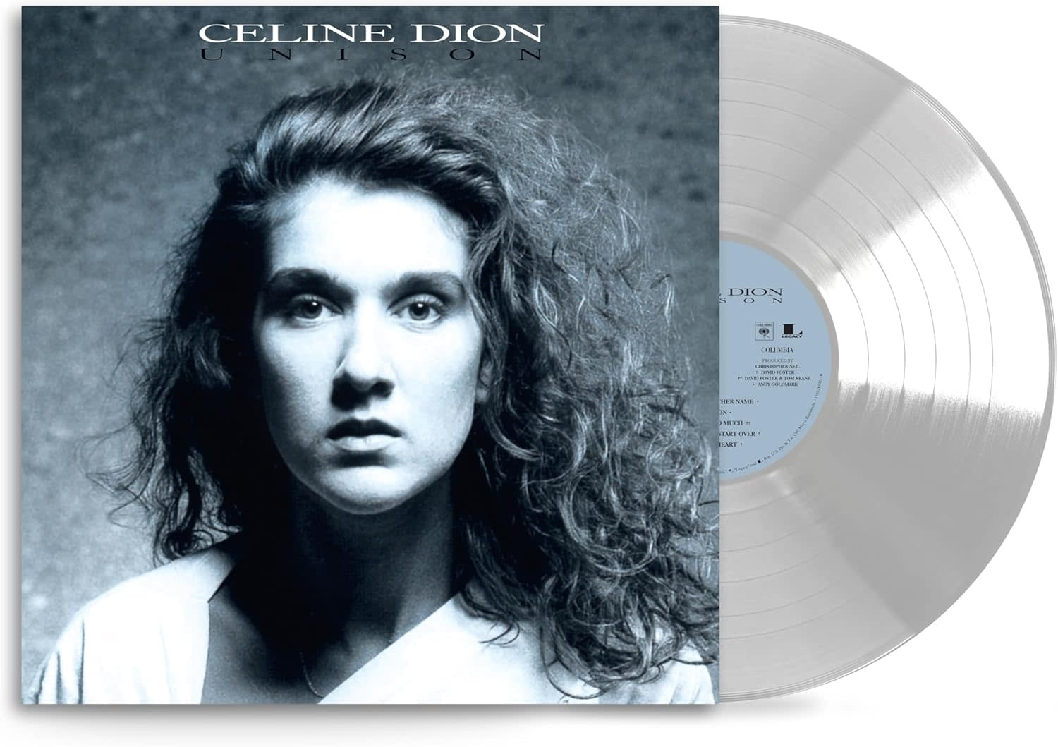 Celine Dion – Unison LP (2025 Reissue, Clear Vinyl, Columbia)