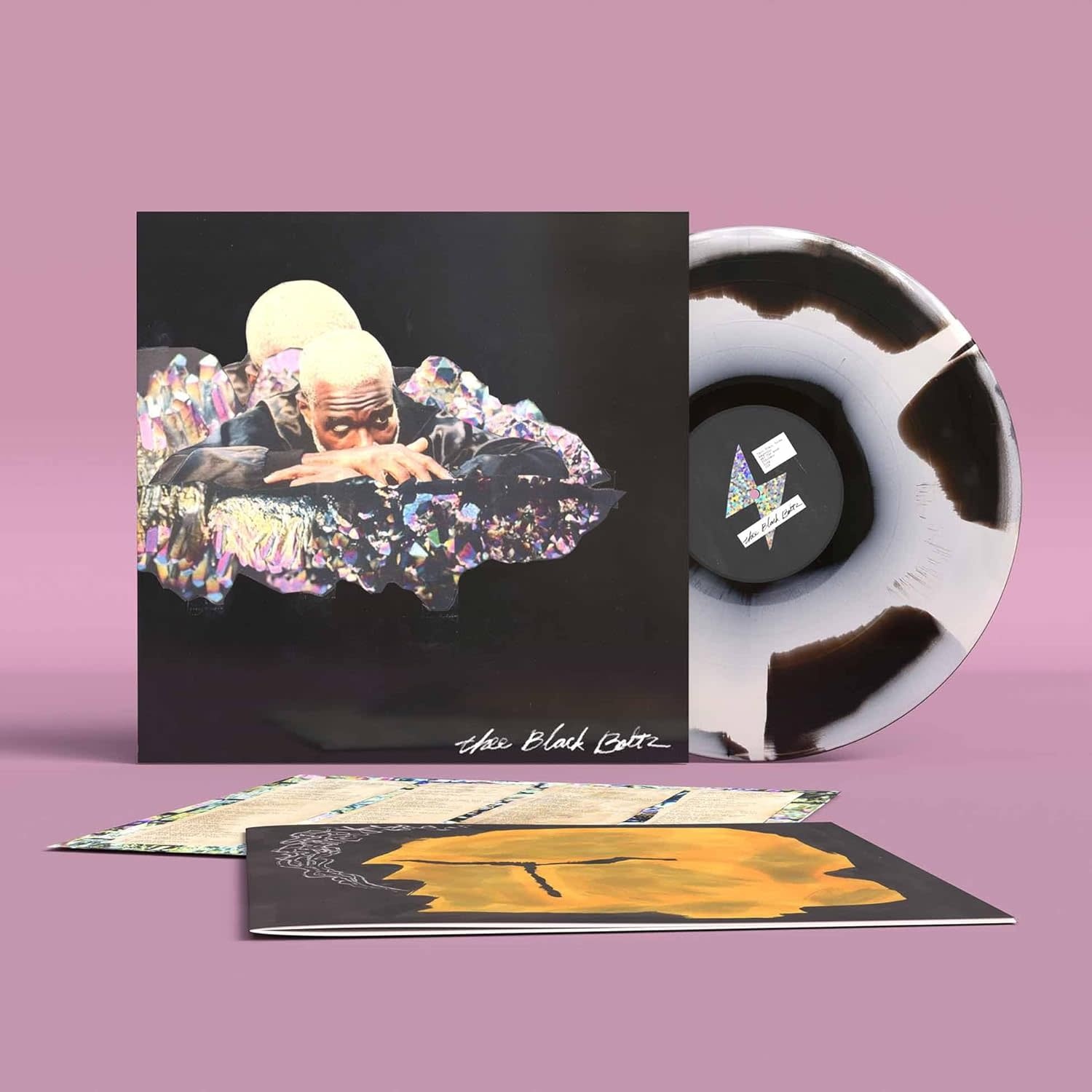 Tunde Adebimpe – Thee Black Boltz LP (2025, Clear Marbled Vinyl, Sub Pop)