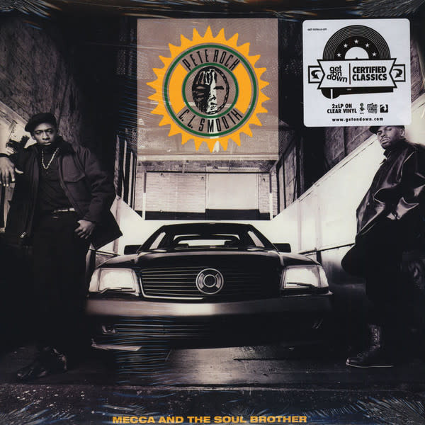 Pete Rock & C.L. Smooth - Mecca And The Soul Brother 2LP (2016 Get On Down Reissue), Clear