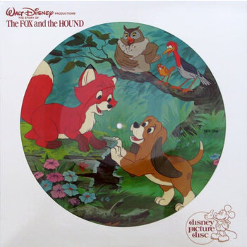 (VINTAGE) No Artist - The Fox And The Hound *PICTURE DISC* LP [Cover:G,Disc:VG](1981,US)