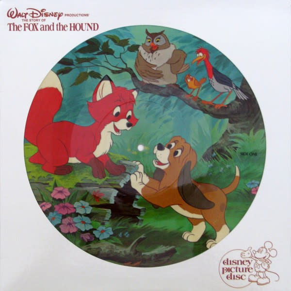 (VINTAGE) No Artist - The Fox And The Hound *PICTURE DISC* LP [Cover:G,Disc:VG](1981,US)