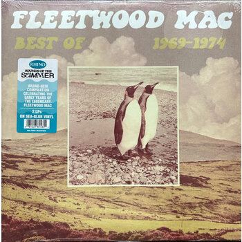 Fleetwood Mac – Best Of 1969-1974 2LP (2024, Sea-Blue Vinyl, Sounds Of The Summer)