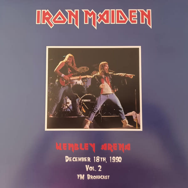 Iron Maiden – Wembley Arena 1990 Vol. 2 LP (2024, Blue Vinyl, Outsider Records)