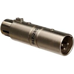 HOSA [GLT-255] XLR (Female) to XLR (Male) Ground Lift Hum Stopper Audio Adaptor
