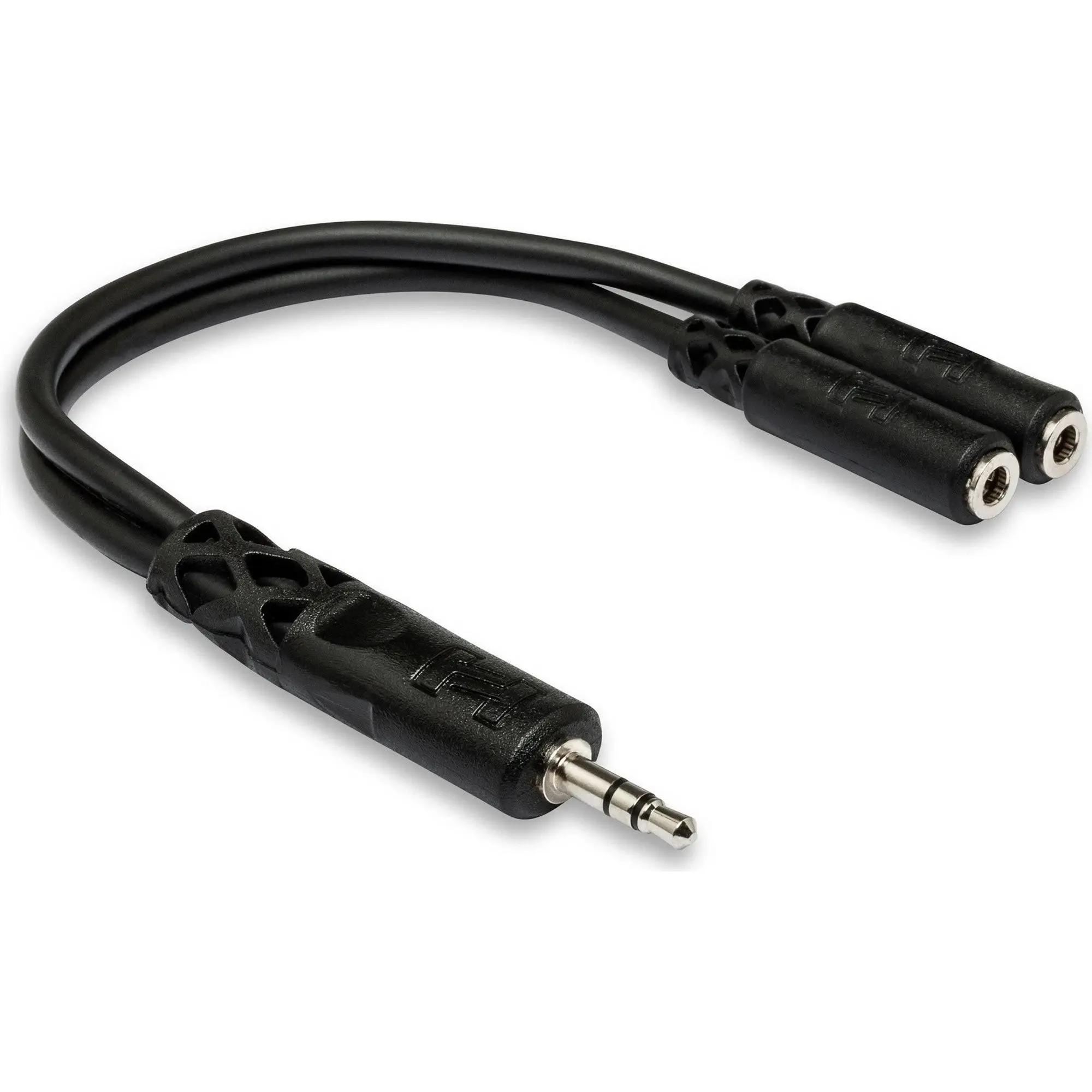 HOSA [YMM-232] *Headphone Splitter* Y Cable 3.5mm TRS to DUAL 3.5mm TRSF (AUX male to AUX female PAIR)