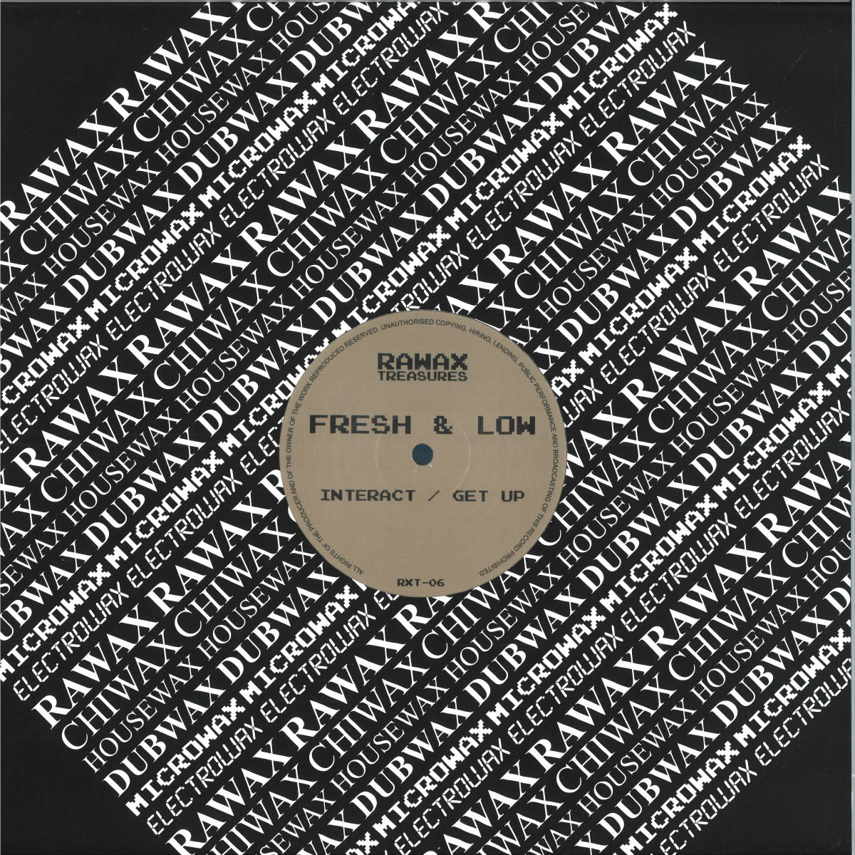 Fresh & Low – Interact / Get Up 12" (2025 Reissue, Rawax Treasures)